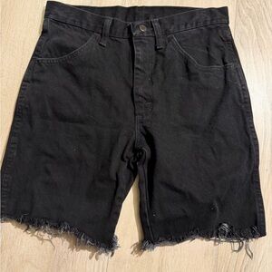 Rustler Men's Dark Denim Jean Shorts